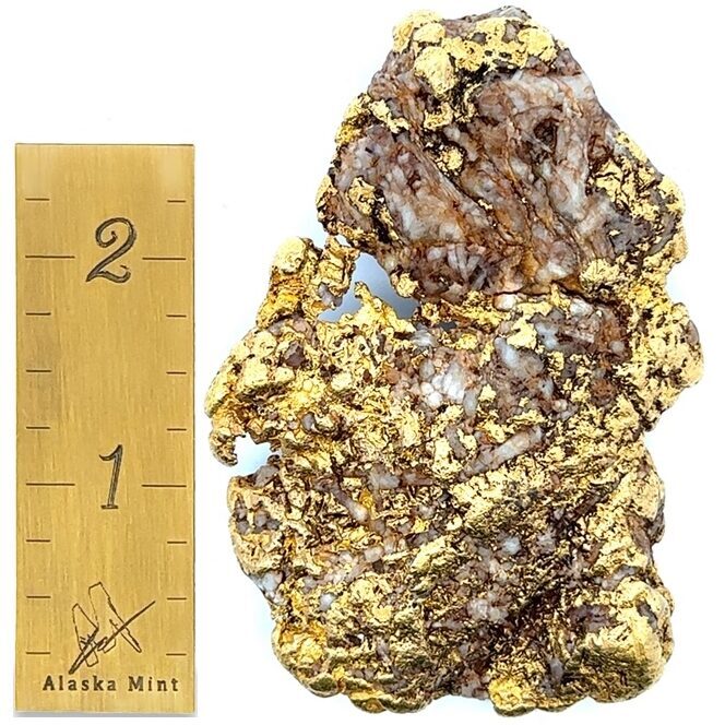 281.8 Gram Natural Gold Nugget from McGrath, Alaska - Alaska Mint
