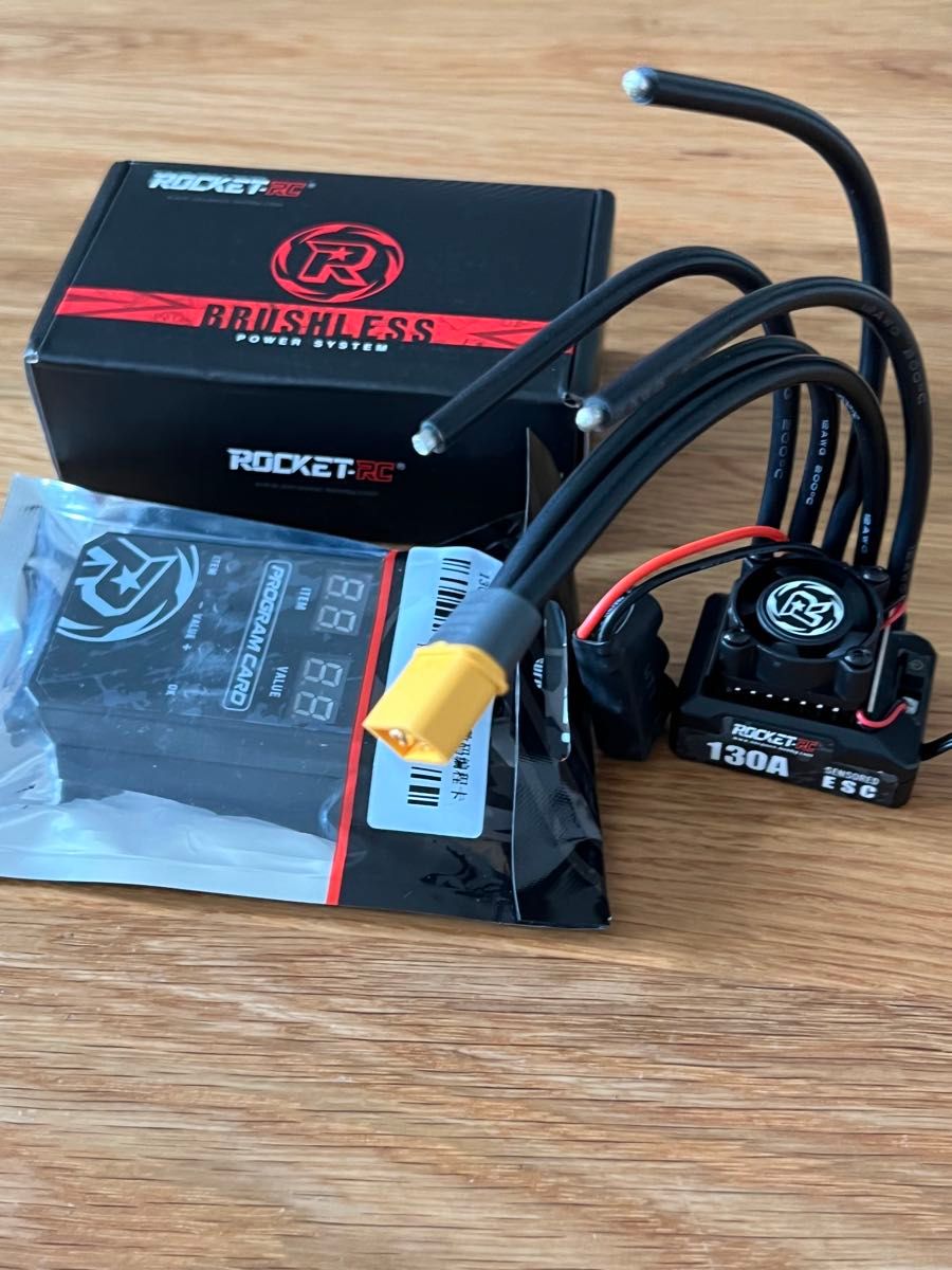 送料無料 ROCKET-RC ブラシレス ESC 130A センサー付き電子スピード