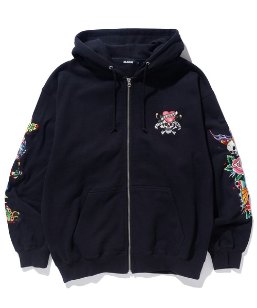 XLARGE（エクストララージ）の「XLARGE × EDHARDY ZIP HOODED SWEAT