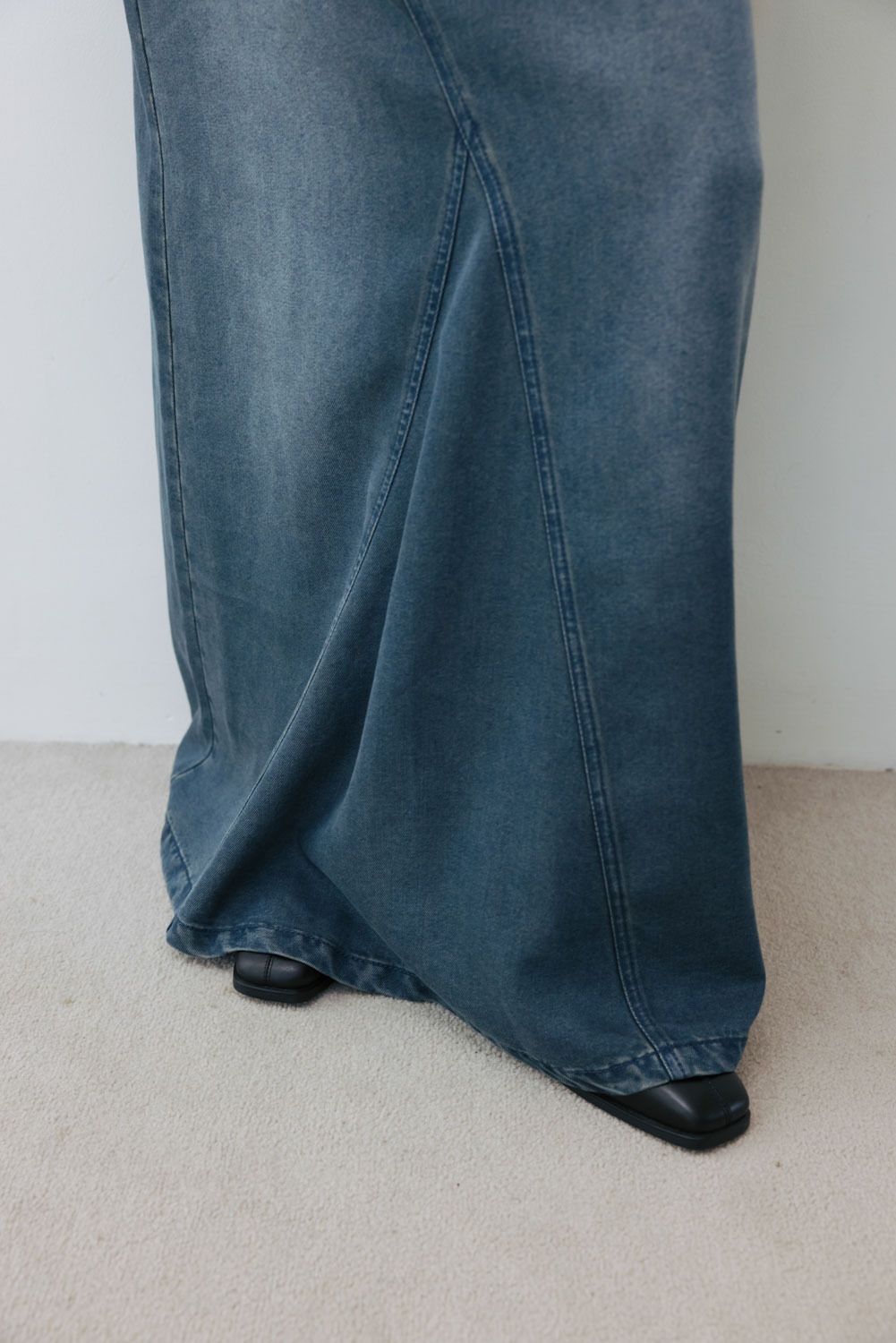 ☆Studio Doe A-line Denim Skirt デニムスカート/送料込 (STUDIO DOE