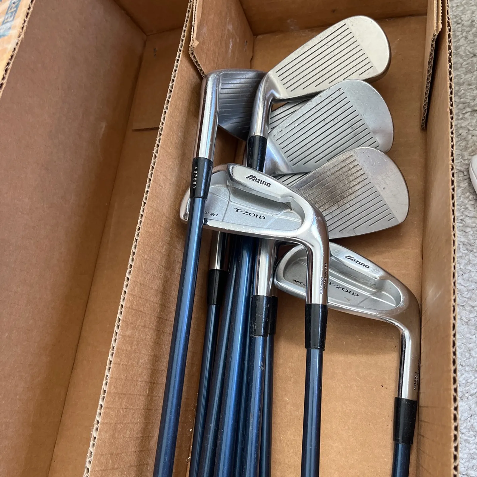 Mizuno T-Zoid MX 20 Iron Set