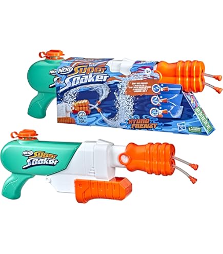 Amazon | ナーフ 水鉄砲 スーパーソーカー ジップファイア Nerf Super