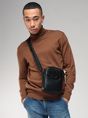 DIESEL (ディーゼル) レザー クロス ボディバッグ 1DR DSLX08396PS202