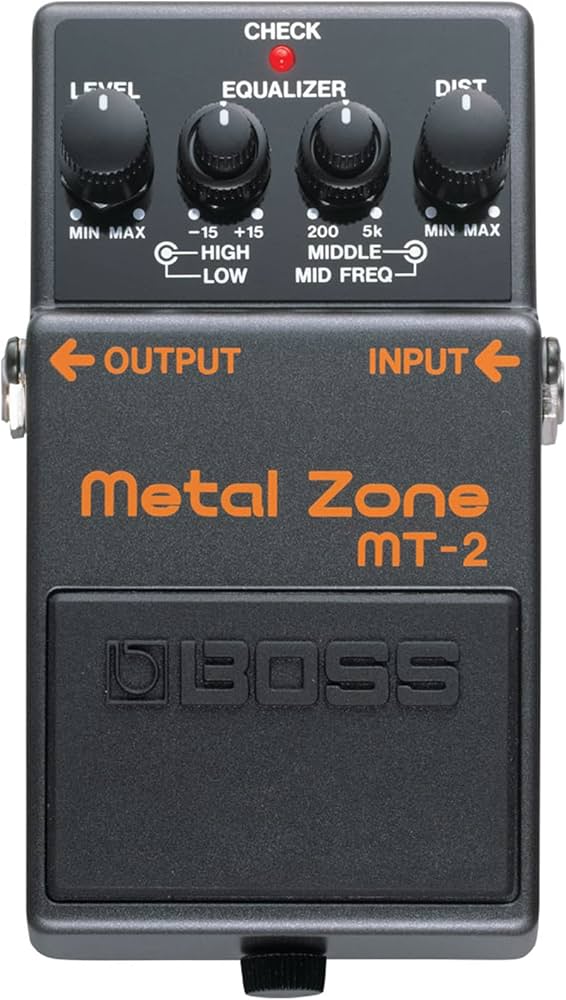 Amazon.com: Boss MT-2 Metal Zone Distortion Guitar Pedal : Musical