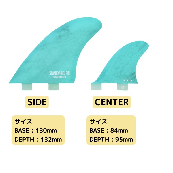 TLS ツールス FUTURES-TAB FCS-TAB ツイン＋スタビフィンセット