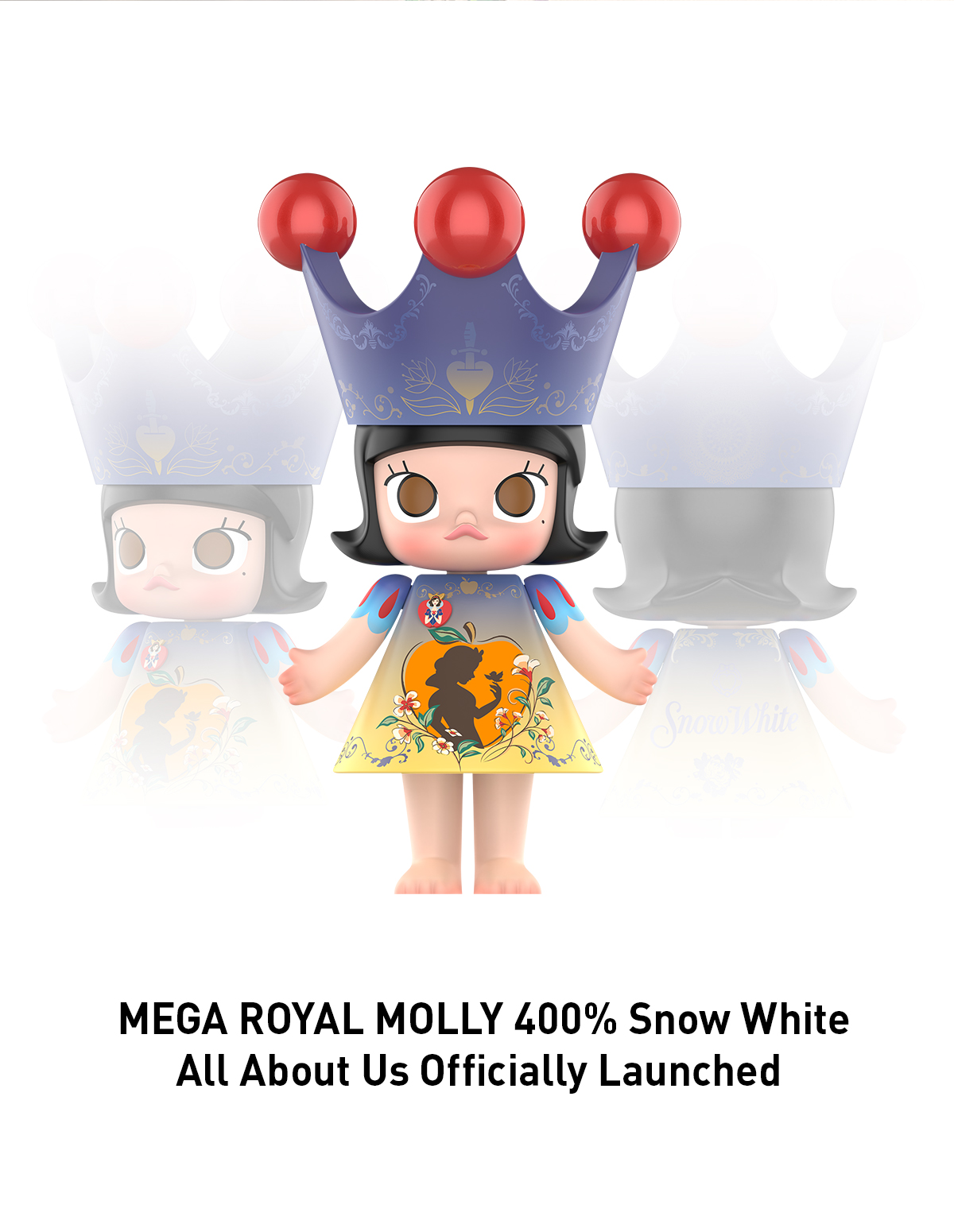 MEGA ROYAL MOLLY 400% Snow White - POP MART (Japan)
