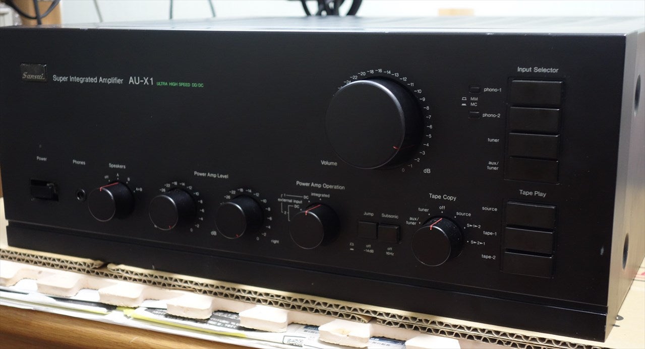 1）サンスイ プリメインアンプ AU-X1 | いたずラッコのブログ