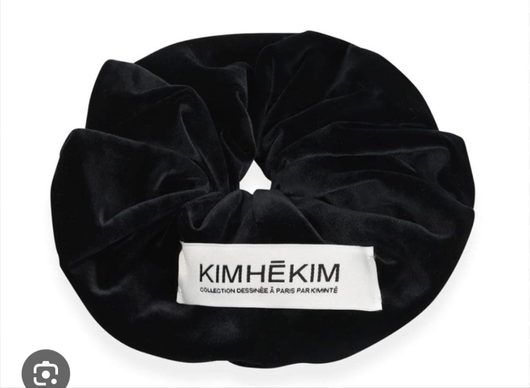 KIMHĒKIM キムヘキム　シュシュ KIMHEKIM] ベルベット ラベル シュシュ / 韓国ブランド (KIMHEKIM/ヘア