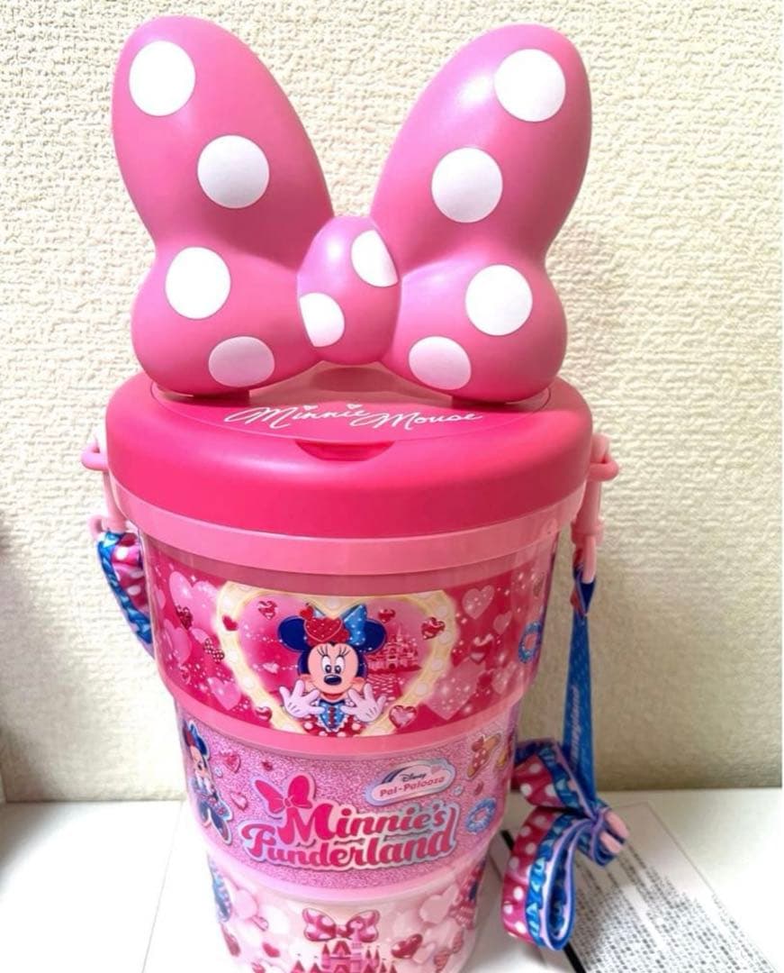 ミニー　ポップコーンバケット　新品 TDR ミニー ファンダーランド ポップコーンバケット 3段 (Disney