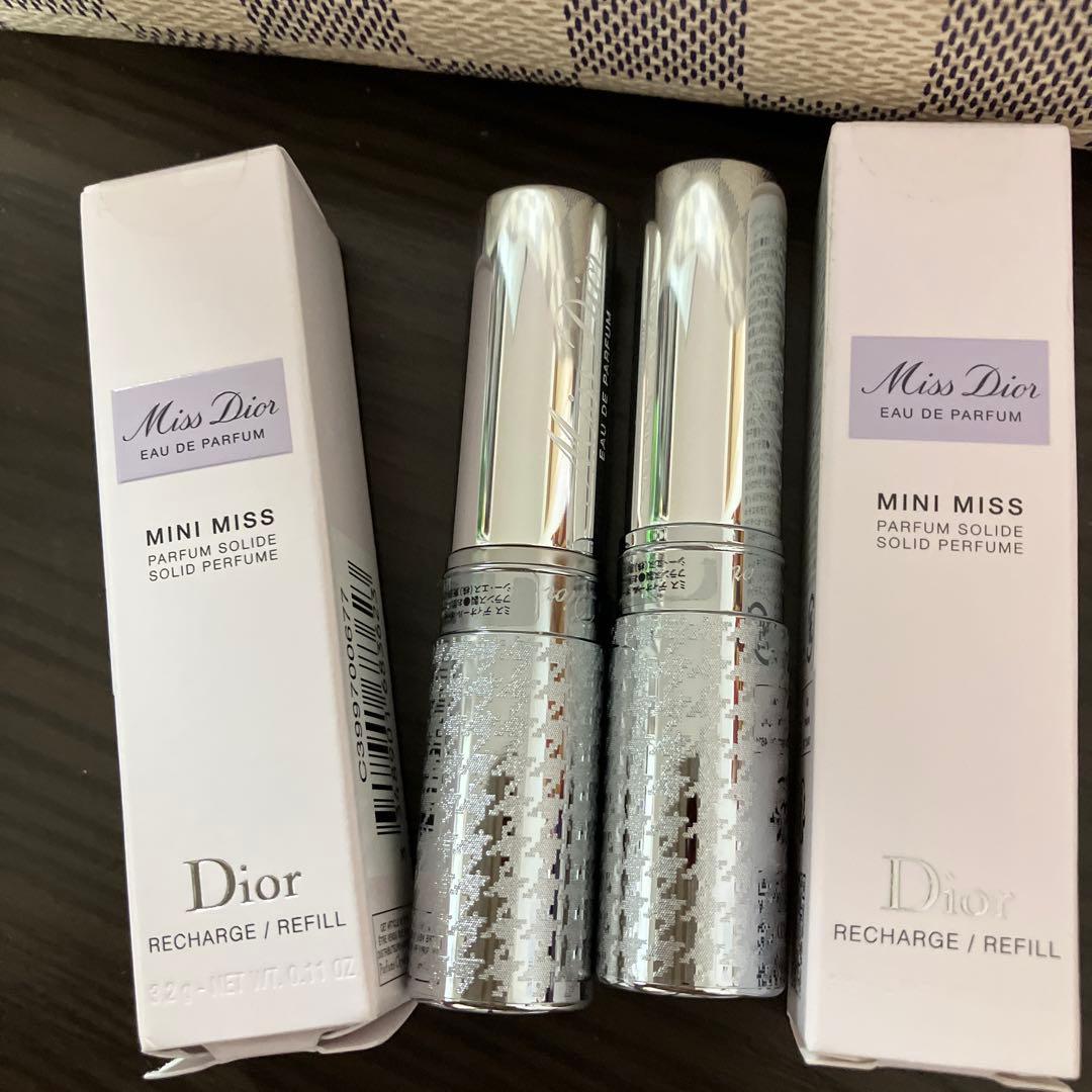 クリスチャンディオールDiorミスディオールパフュームミニミス練り香水リフィル2 DIOR】 ミス ディオール オードゥ パルファン ミニ ミス ＜リフィル