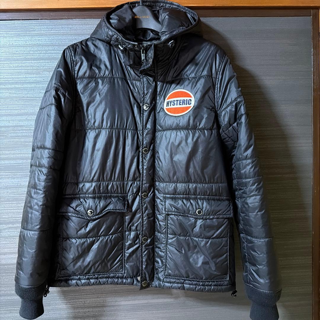 ヒステリックグラマー レディース　プリマロフト　ダウン　黒　M HYSTERIC GLAMOUR - ヒステリックグラマー ダウンジャケット プリマ