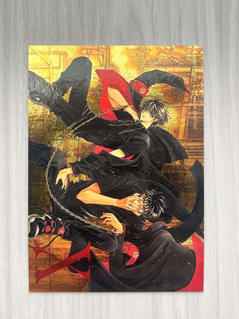 CLAMP　X　スペシャルゴールドカード　no.1(No.90) CLAMP X トレカ スペシャルゴールドカードno.1 神威＆封真 90 - メルカリ