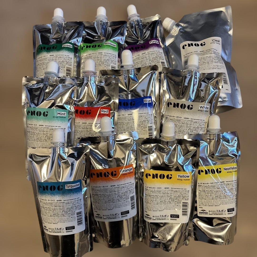 ミルボン カラー剤 エノグ ホリッカー カラー 新品未使用品 まとめ売り ミルボン - エノグ ホリッカー ネオンピンクの通販 by たこゆぽん's